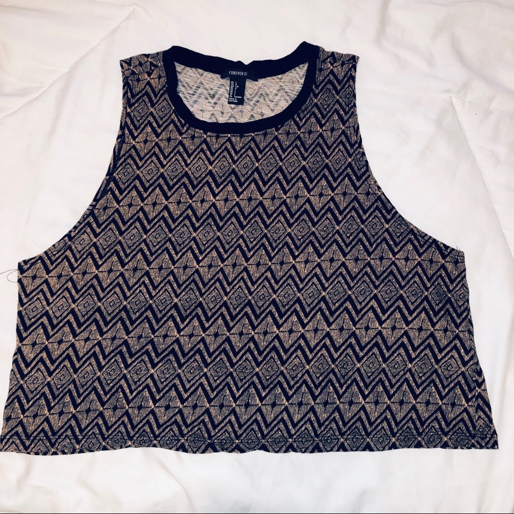 Tribal print tank